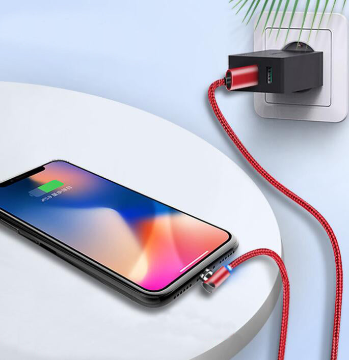 Nylon Braided Magnetic Charging Cable | USB-C, Micro, Lightning