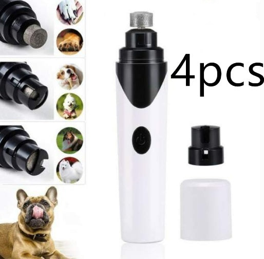 USB Pet Nail Grinder – Quiet, Safe, Rechargeable Grooming Tool for Cats & Dogs