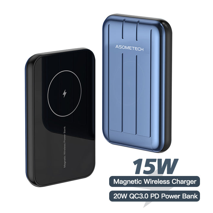 Acrylic Portable Power Bank – Two-Way Fast Charging USB Charger – power-bank