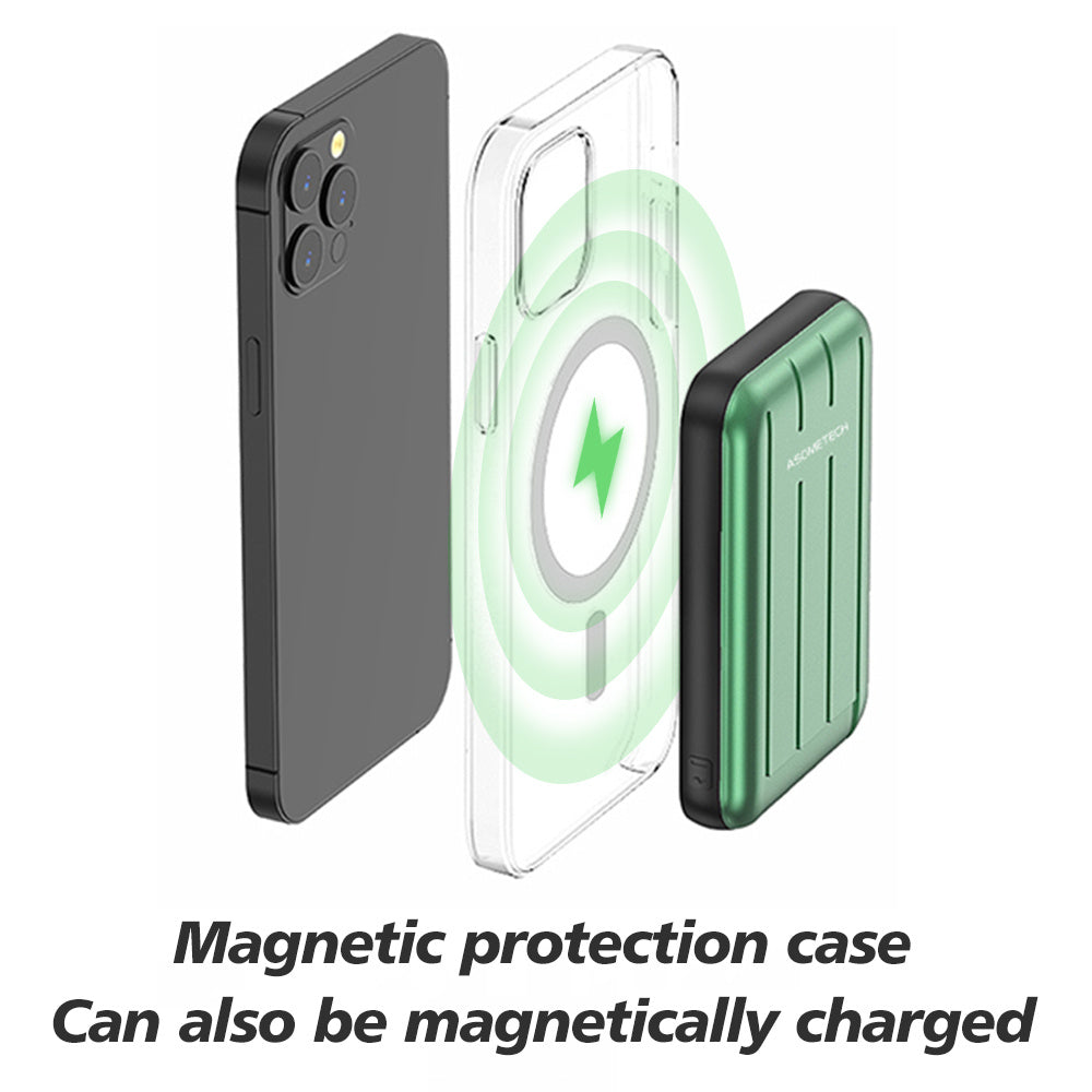 Acrylic Portable Power Bank – Two-Way Fast Charging USB Charger – power-bank