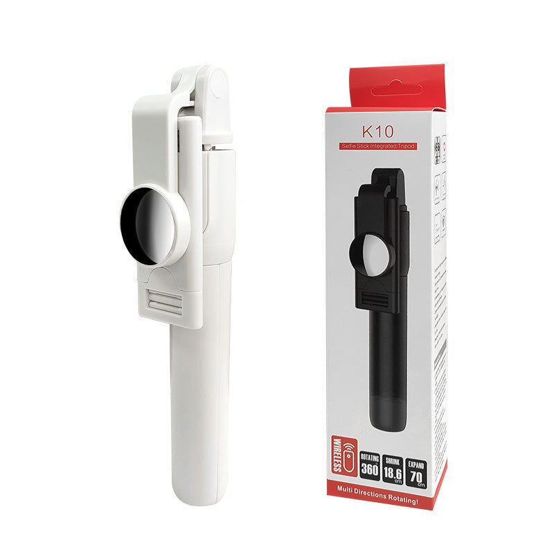 K10 Bluetooth Selfie Stick with Wireless Remote – Foldable Tripod for iPhone & Android