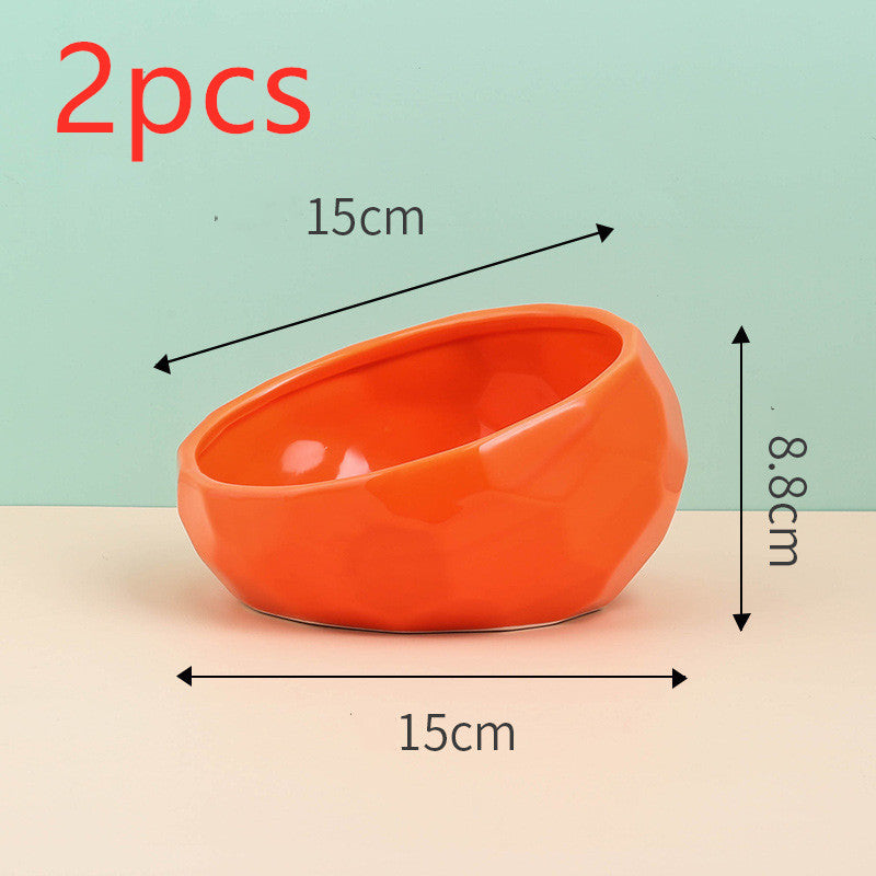 Minimalist Ceramic Cat Bowl – Elevated & Stylish Feeding for Cats