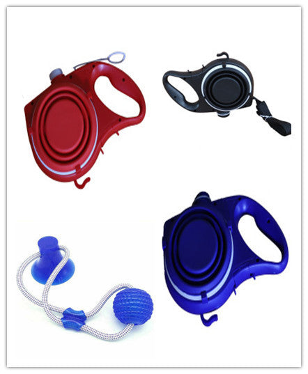 Plastic Dog Leash with Grip – Non-Retractable Lead for Small to Medium Dogs