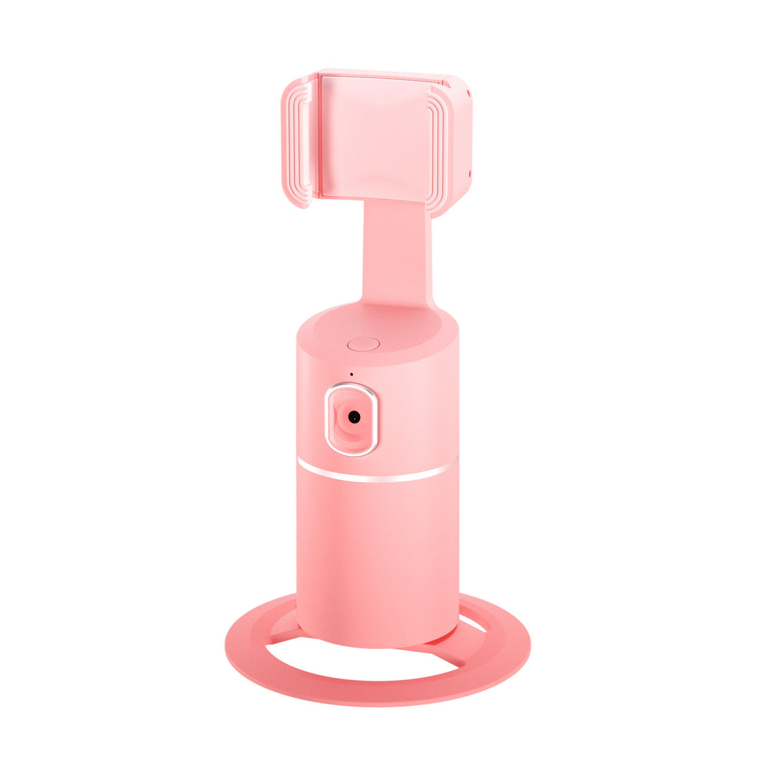 AI Face Tracking Phone Mount – 360° Auto-Tracking Stand for Live Streaming & Vlogging