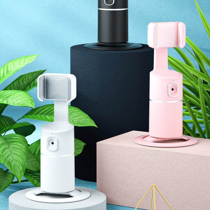 AI Face Tracking Phone Mount – 360° Auto-Tracking Stand for Live Streaming & Vlogging – tech-gadget