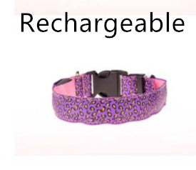 LED Safety Dog Collar – High-Visibility Night Light Collar with 4 Flash Modes