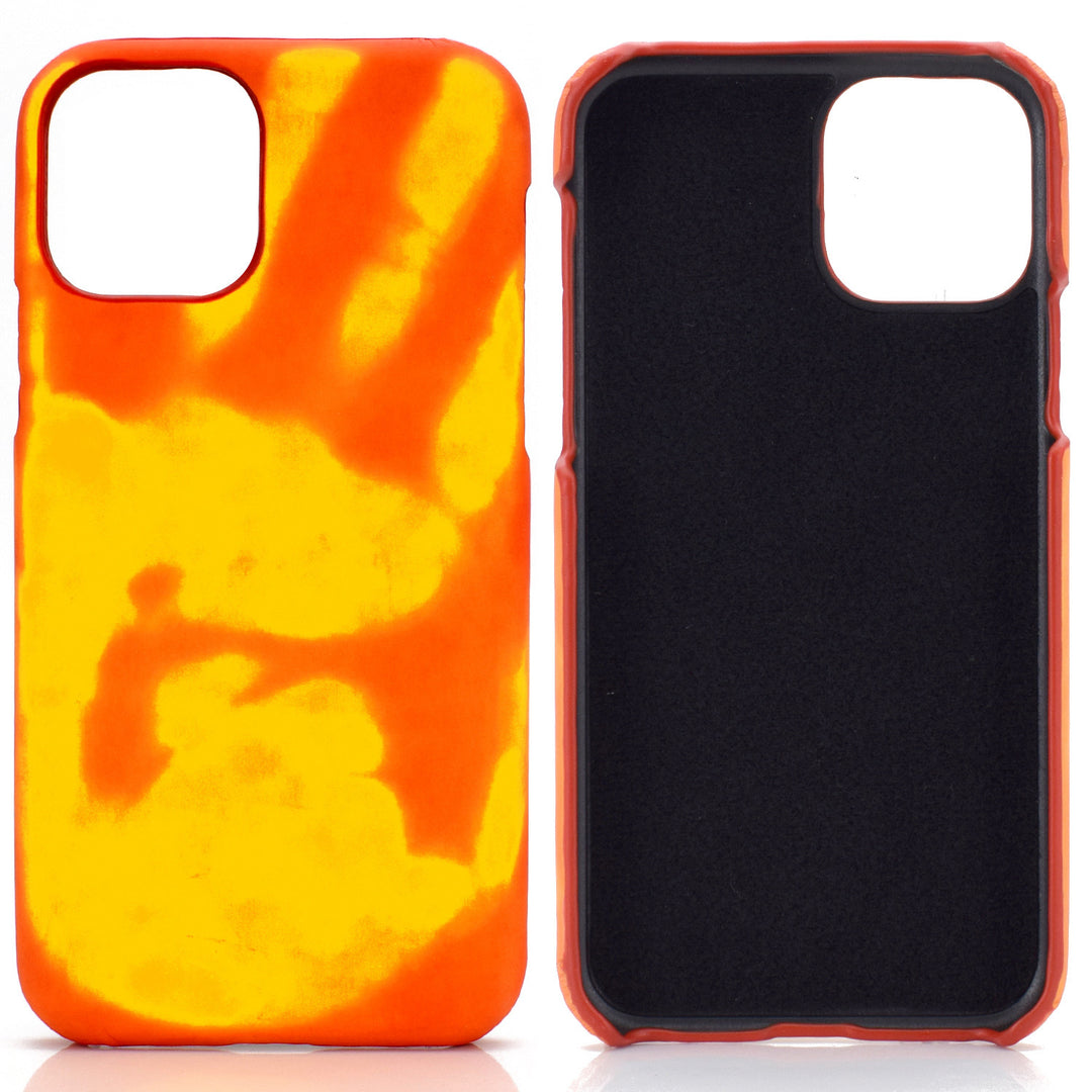 Thermal Color-Changing iPhone Case – Touch-Activated Heat Sensitive Cover