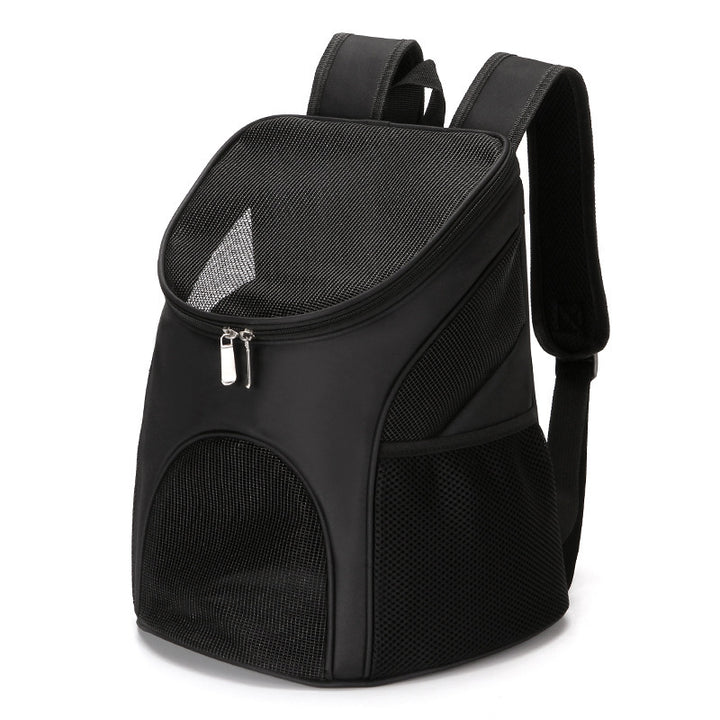 Pet Backpack Carrier – Ventilated Travel Bag for Small & Medium Pets – grooming kit