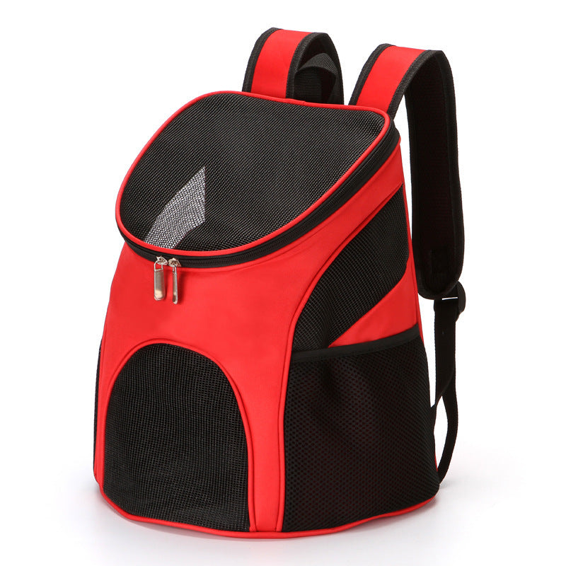 Pet Backpack Carrier – Ventilated Travel Bag for Small & Medium Pets