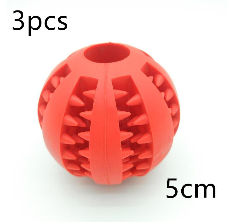 Silicone Dog Treat Ball – Chew Toy & Teeth Cleaning Dispenser
