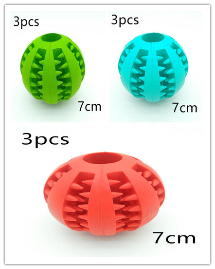 Silicone Dog Treat Ball – Chew Toy & Teeth Cleaning Dispenser