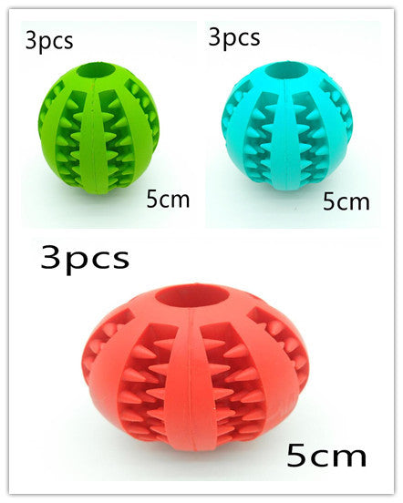 Silicone Dog Treat Ball – Chew Toy & Teeth Cleaning Dispenser