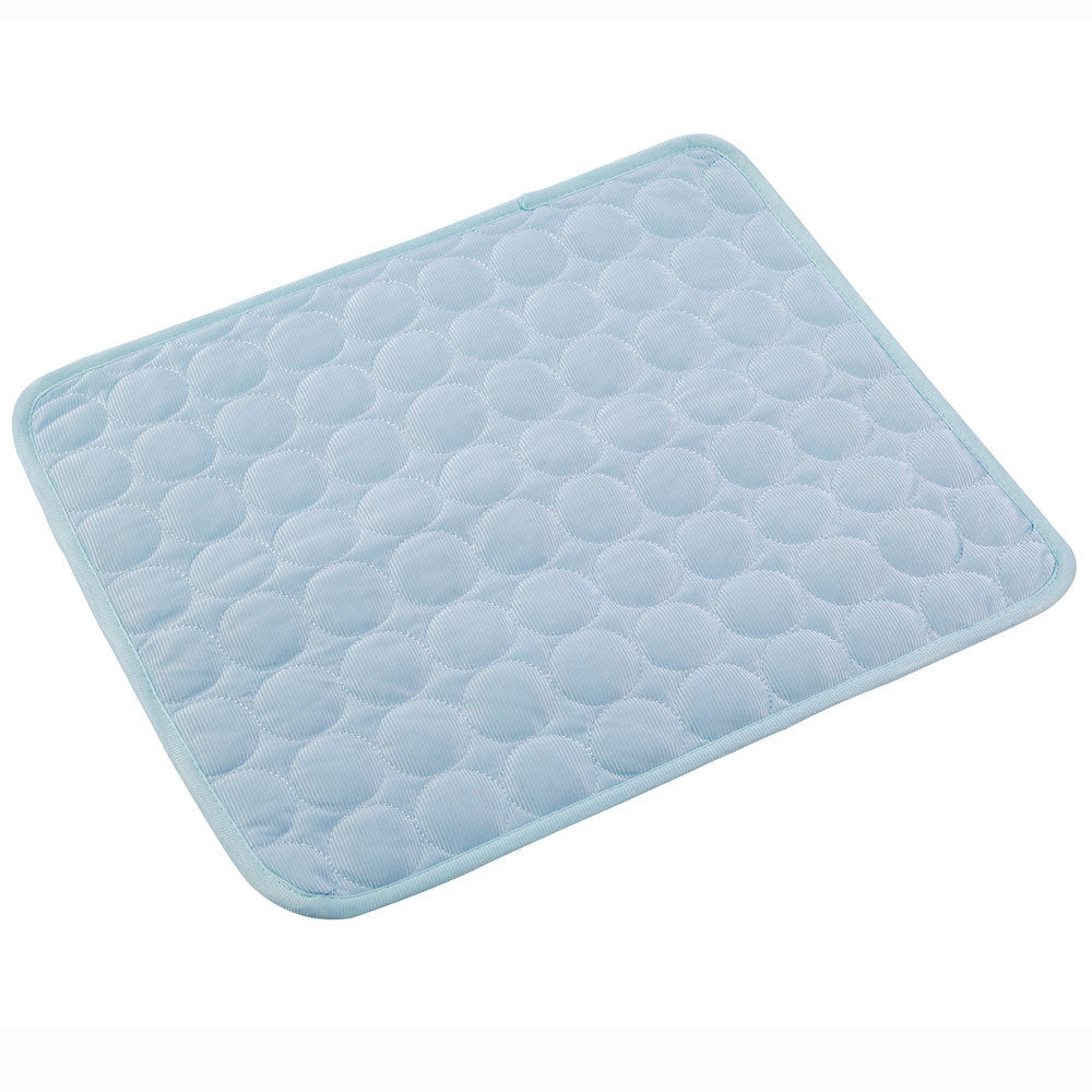 Ice Silk Pet Cooling Pad – Breathable Summer Mat for Dogs & Cats (No Water Needed)