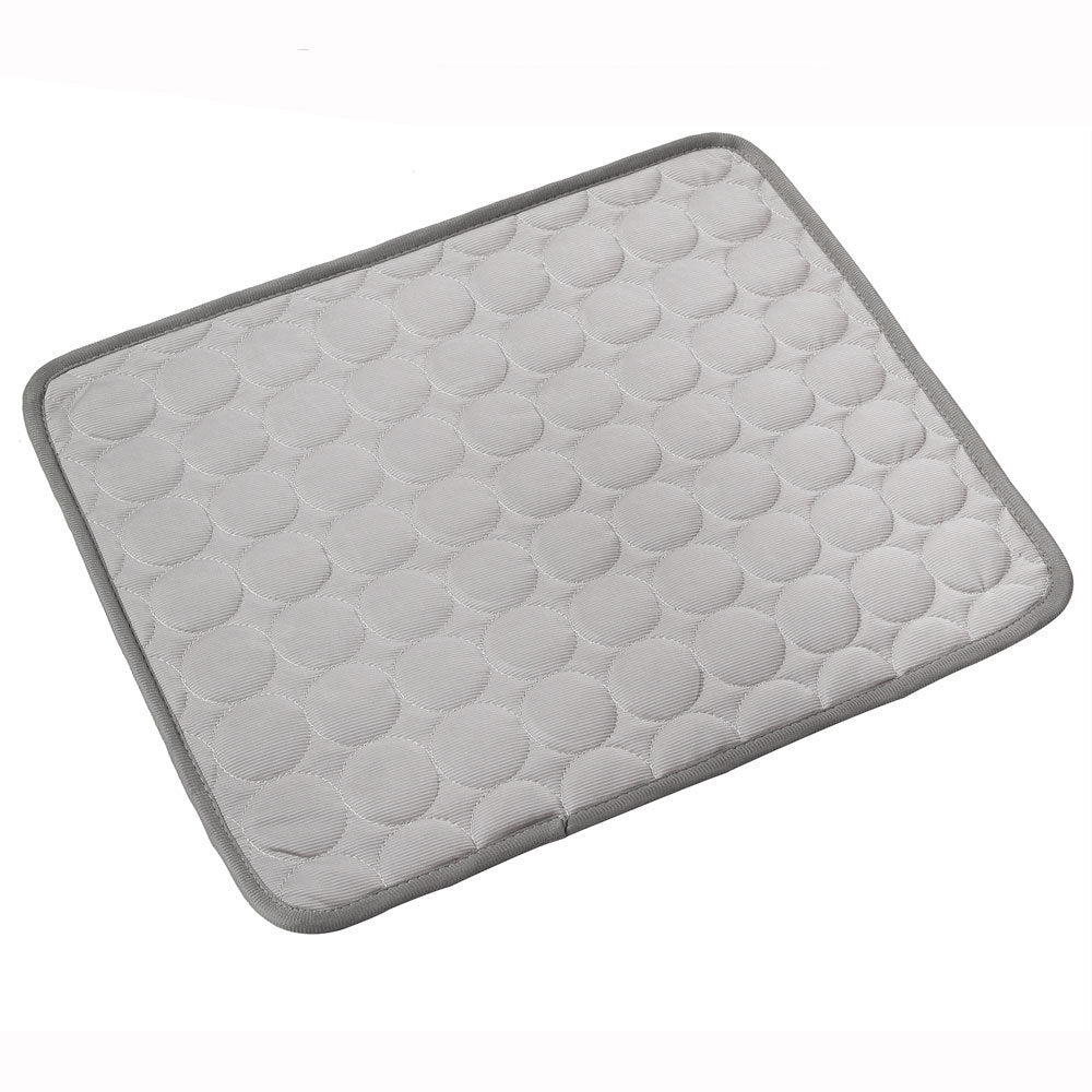 Ice Silk Pet Cooling Pad – Breathable Summer Mat for Dogs & Cats (No Water Needed)