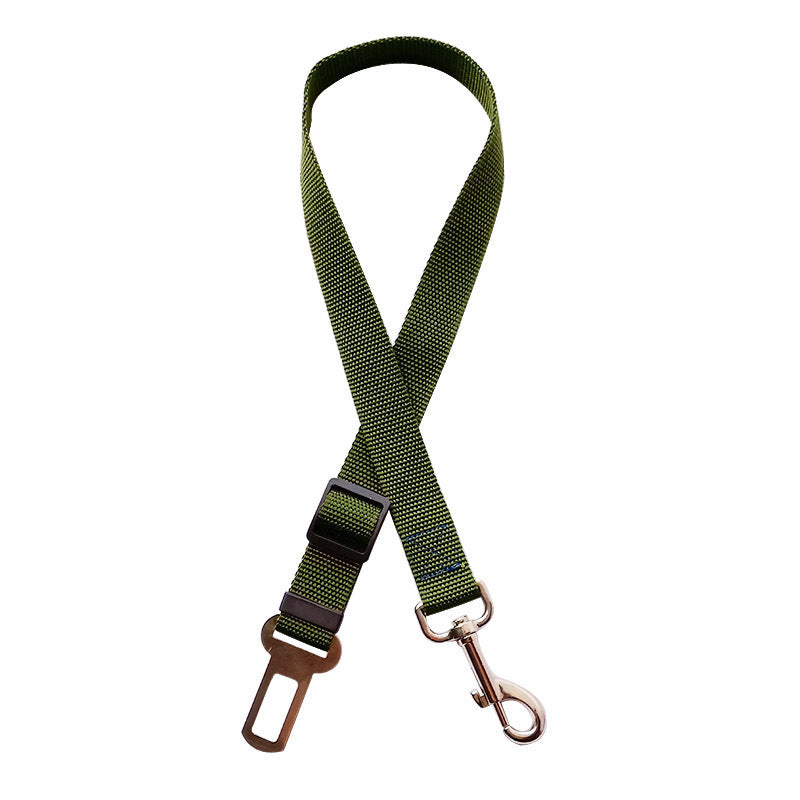 Adjustable Dog Car Seatbelt – Pet Travel Safety Harness for Dogs & Cats – grooming kit