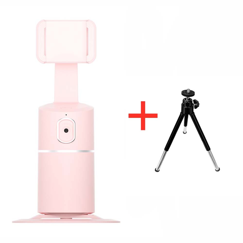 AI Face Tracking Phone Mount – 360° Auto-Tracking Stand for Live Streaming & Vlogging