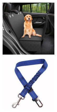 Waterproof Dog Car Seat Cover – Mesh Window, Anti-Slip, Universal Fit