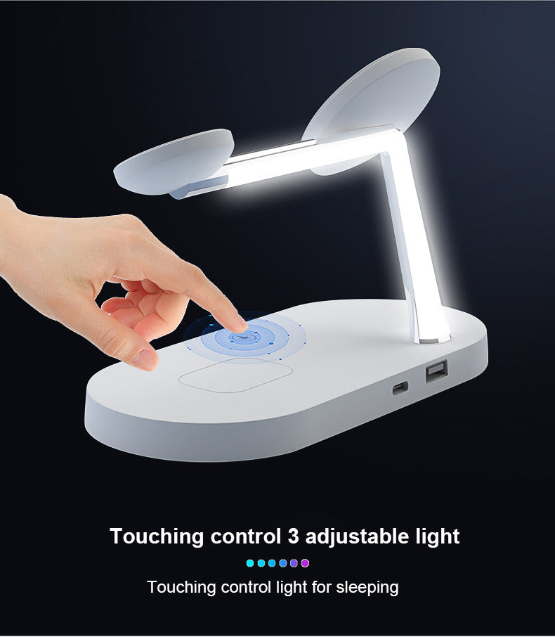 5-in-1 Magnetic Wireless Charging Station with Touch-Control Night Light – MagSafe-Compatible – power-bank