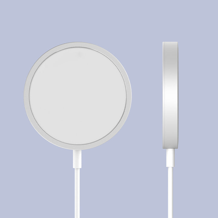 MagSafe-Compatible Metal Magnetic Wireless Charger – 9V/2A Fast Charging for iPhone – power-bank