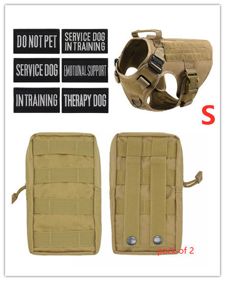Tactical Dog Harness with Molle – Military-Grade No-Pull Vest