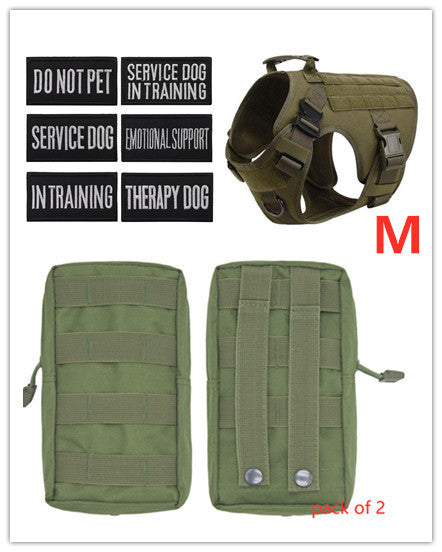 Tactical Dog Harness with Molle – Military-Grade No-Pull Vest