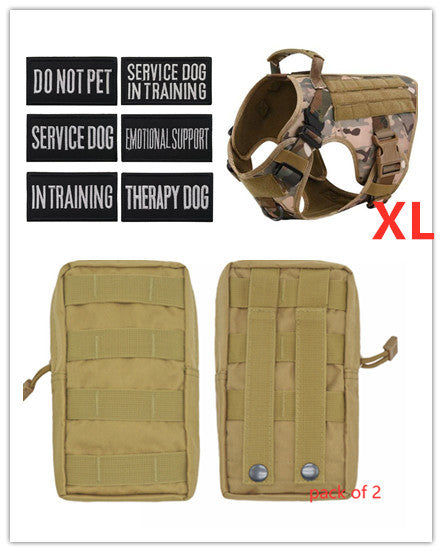 Tactical Dog Harness with Molle – Military-Grade No-Pull Vest
