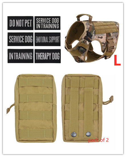 Tactical Dog Harness with Molle – Military-Grade No-Pull Vest