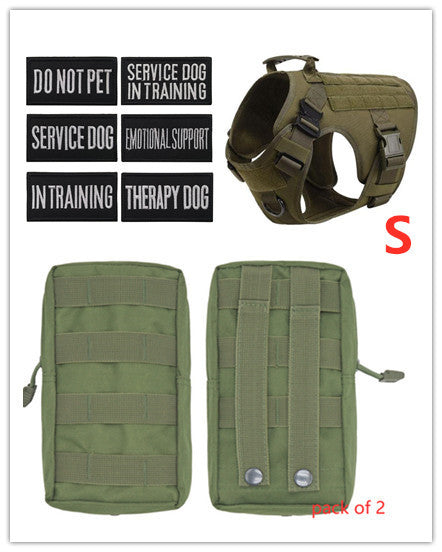 Tactical Dog Harness with Molle – Military-Grade No-Pull Vest