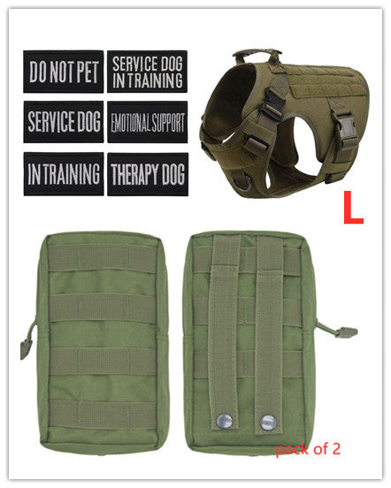 Tactical Dog Harness with Molle – Military-Grade No-Pull Vest