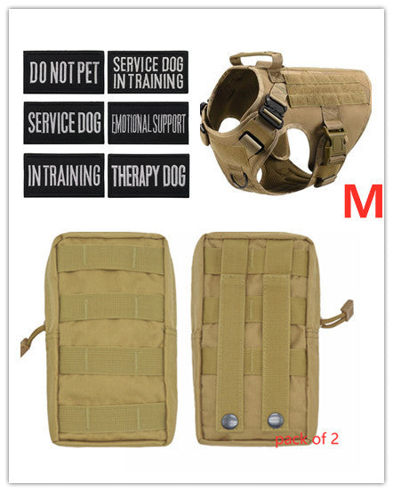 Tactical Dog Harness with Molle – Military-Grade No-Pull Vest