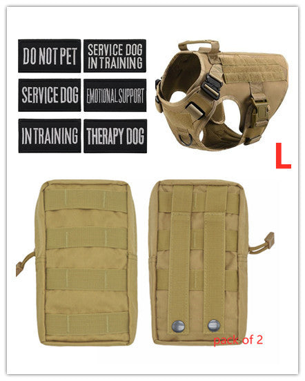 Tactical Dog Harness with Molle – Military-Grade No-Pull Vest