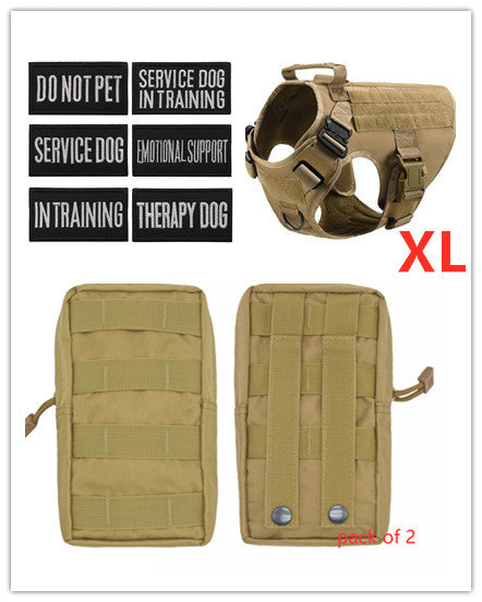 Tactical Dog Harness with Molle – Military-Grade No-Pull Vest