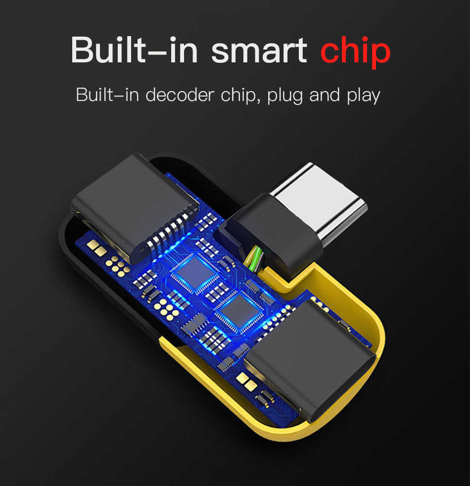 3.5mm Dual Audio Splitter Adapter for Android – Share Music & Calls Anywhere – tech-gadget
