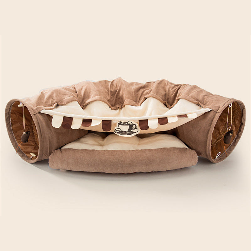 Collapsible Cat Tunnel – Durable, Washable & Fun for Cats
