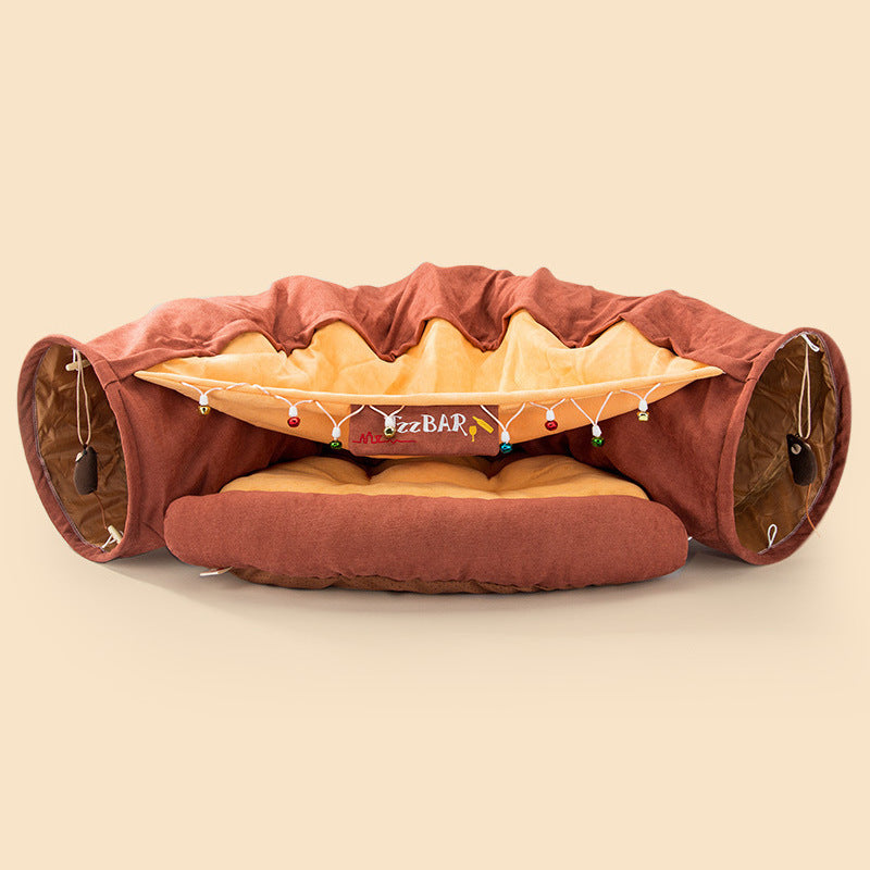 Collapsible Cat Tunnel – Durable, Washable & Fun for Cats