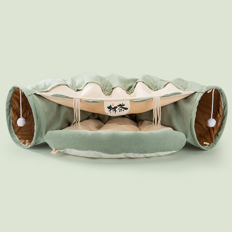 Collapsible Cat Tunnel – Durable, Washable & Fun for Cats