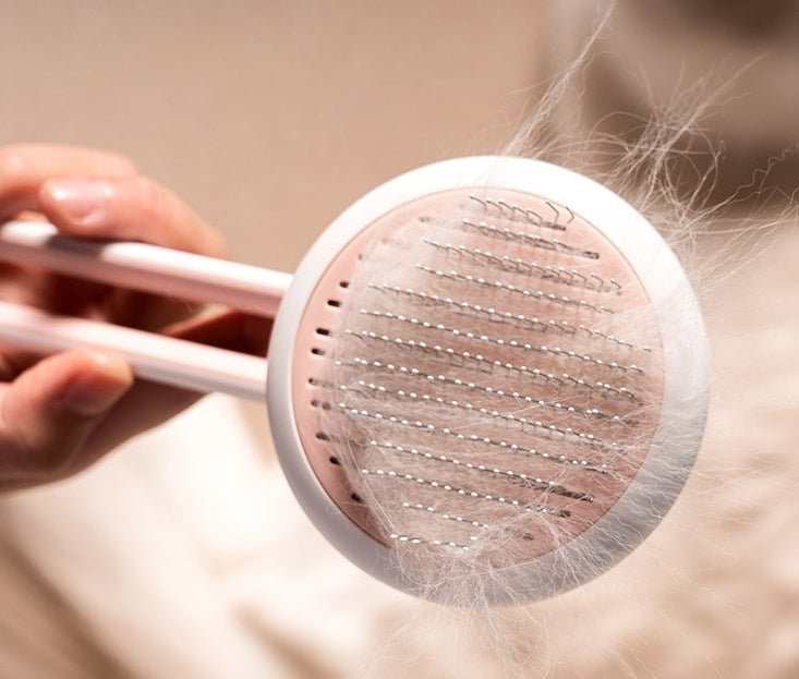 Self-Cleaning Pet Comb – One-Click Hair Removal Brush for Dogs & Cats