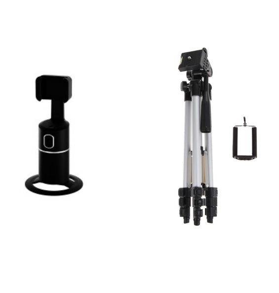 AI Face Tracking Phone Mount – 360° Auto-Tracking Stand for Live Streaming & Vlogging – tech-gadget