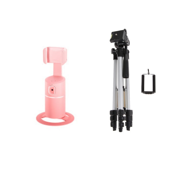 AI Face Tracking Phone Mount – 360° Auto-Tracking Stand for Live Streaming & Vlogging