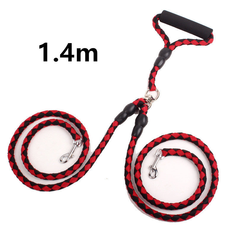 Heavy Duty Reflective Dog Leash – Climbing Rope, Padded Handle (1.3m / 1.4m)