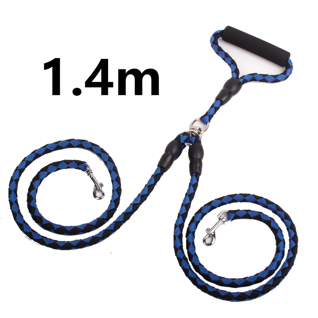 Heavy Duty Reflective Dog Leash – Climbing Rope, Padded Handle (1.3m / 1.4m)
