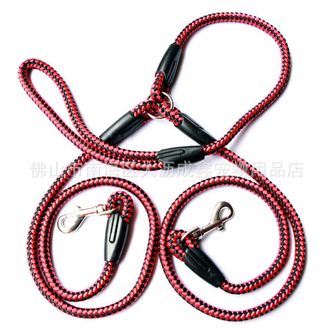 Heavy Duty Reflective Dog Leash – Climbing Rope, Padded Handle (1.3m / 1.4m)