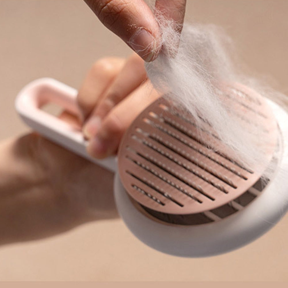 Self-Cleaning Pet Comb – One-Click Hair Removal Brush for Dogs & Cats