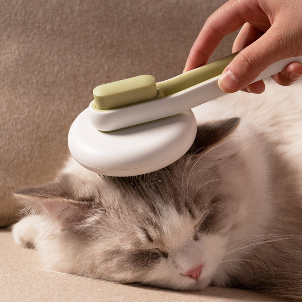 Self-Cleaning Pet Comb – One-Click Hair Removal Brush for Dogs & Cats