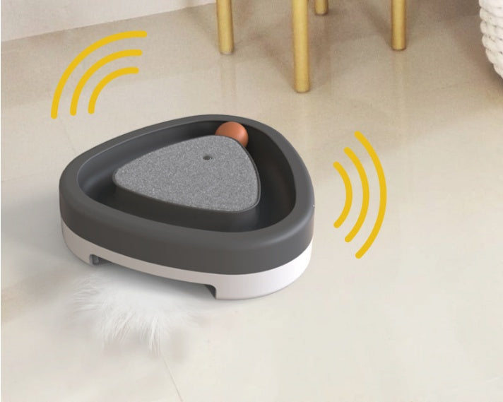 Interactive Feather Cat Toy with Sound – Stimulates Hunting Instincts