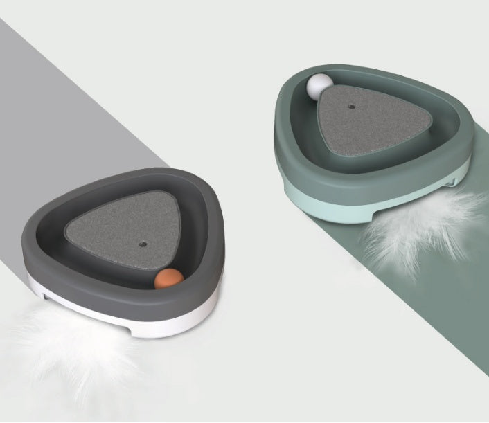 Interactive Feather Cat Toy with Sound – Stimulates Hunting Instincts
