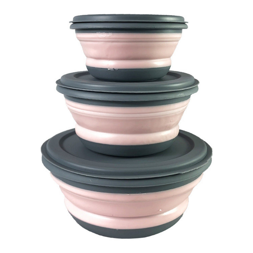 3-Piece Collapsible Pet Bowl Set – Portable Food & Water Bowls for Travel – grooming kit