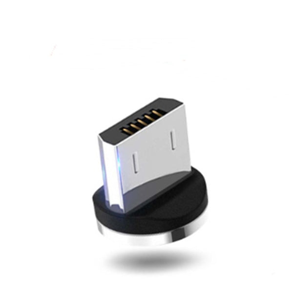 Circular Magnetic Charging Cable – LED Light, 2.1A Fast Charge for iPhone & Android