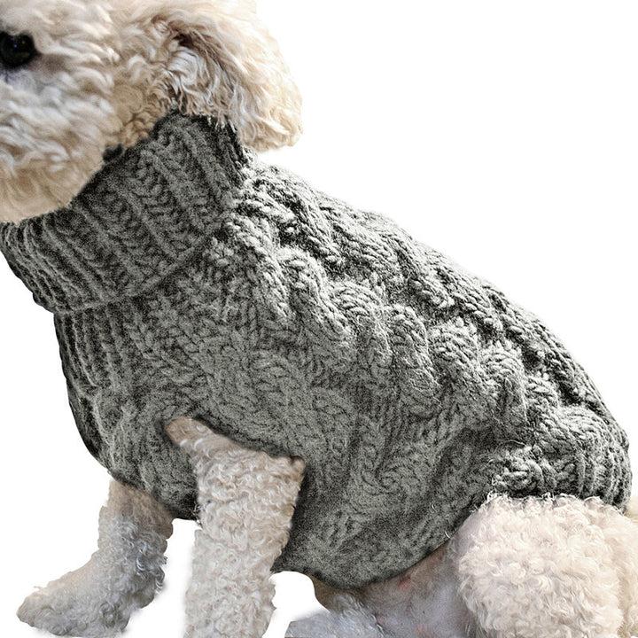 Cozy Acrylic Pet Sweater – Soft Knit for Small Dogs & Cats – grooming kit