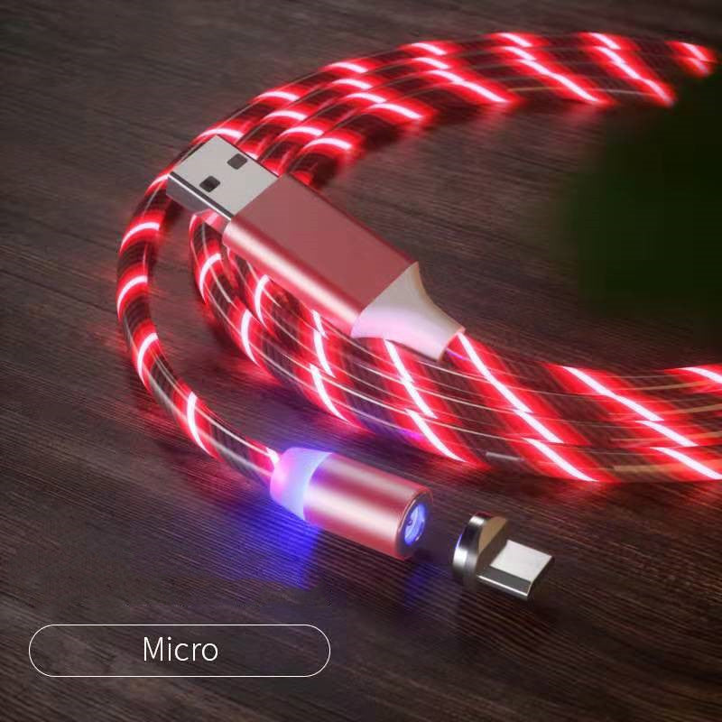 3-in-1 Magnetic Charging Cable – Micro USB & Type-C | 1m/2m Nylon Braided – car-accessory